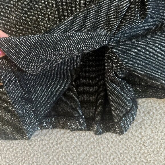 Vintage Metallic Silver Blazer Jacket Built in Top Evening Party 90s - Picture 12 of 16